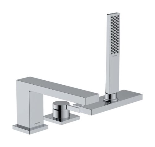 Hansgrohe-HG-Tecturis-E-3-Loch-Einhebel-Wannenrandmischer-mit-sBox-Chrom-73443000 gallery number 1